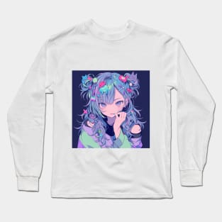 Kawaii Girl Long Sleeve T-Shirt